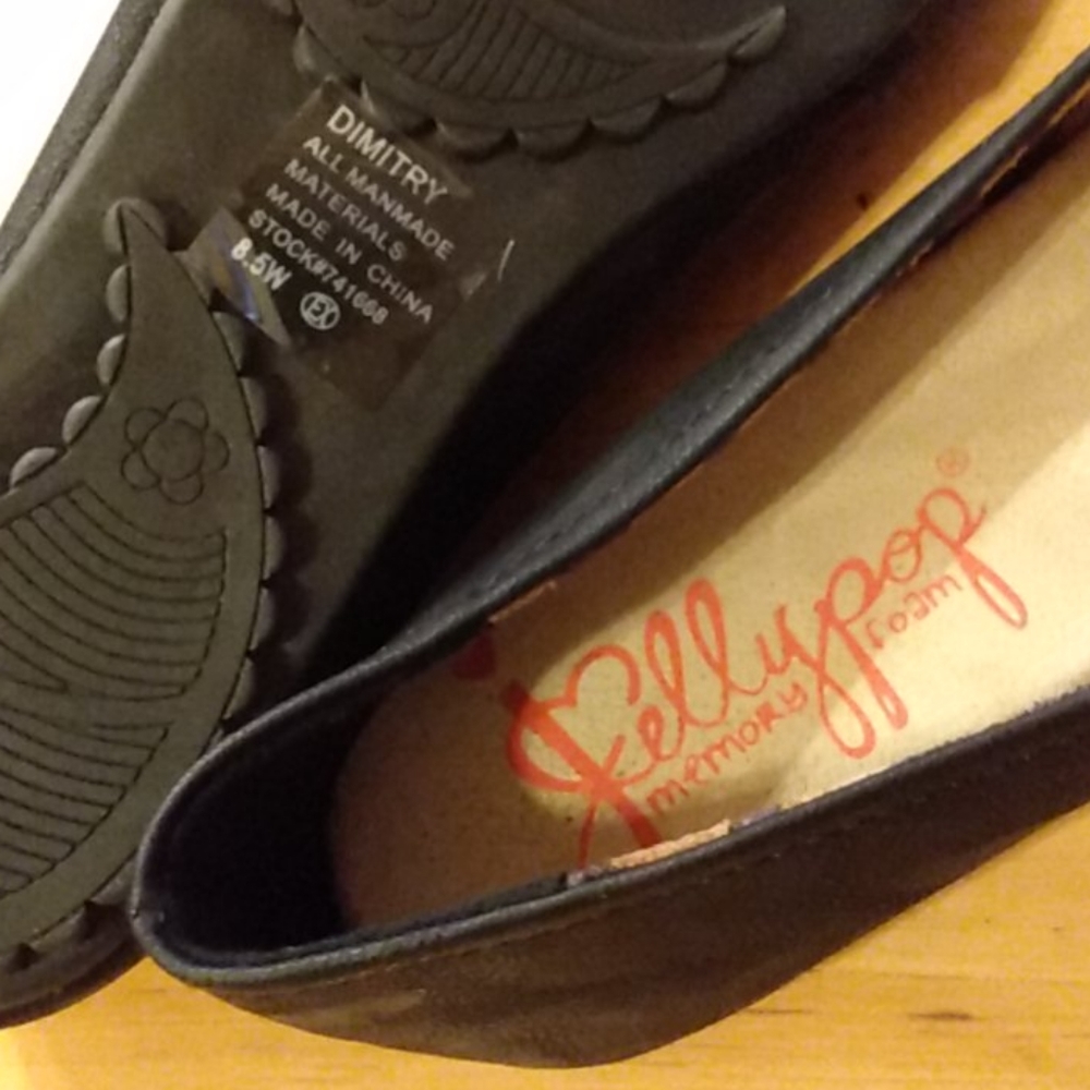 Jelly pop memory foam flats